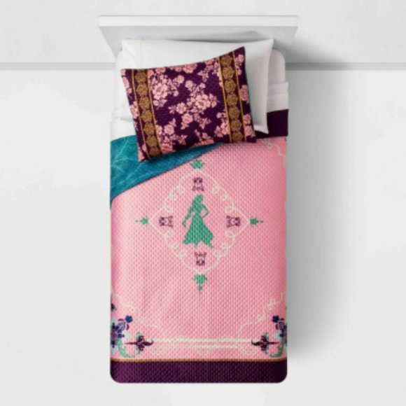 Reversible Disney Aladdin Jasmine Full/Queen Quilt - Picture 3 of 3